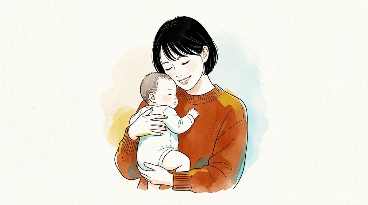 秋っぽい人物イラストの生成作例