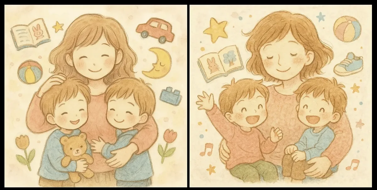 絵本風の生成作例