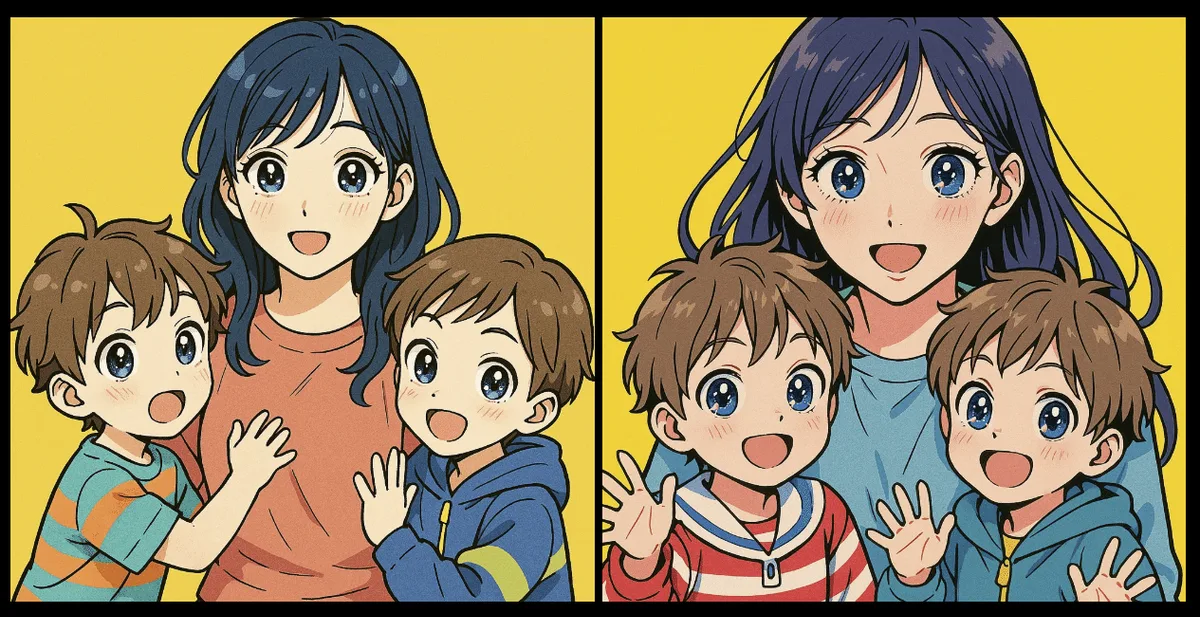 アニメ風の生成作例