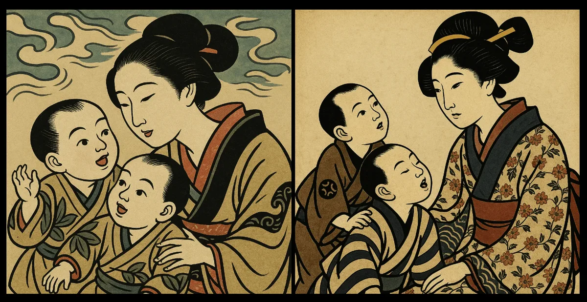 古典浮世絵風の生成作例
