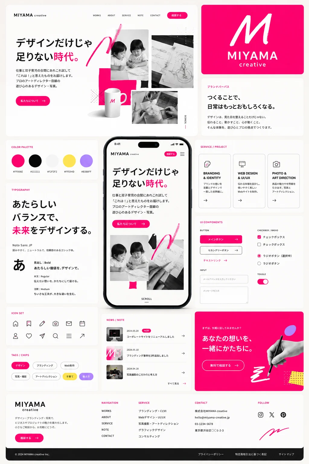 LPのブランドガイドをつくるの生成作例