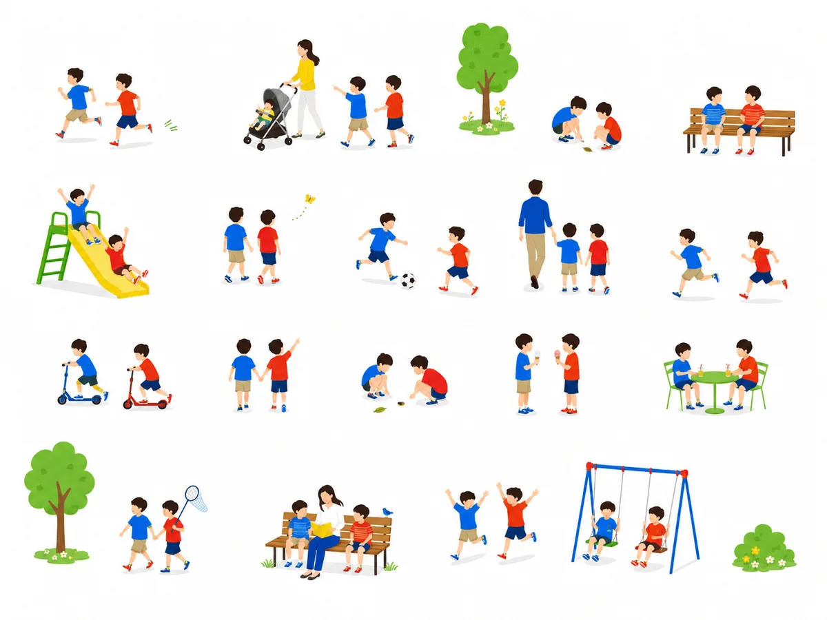 あざやかな色のアイソメの生成作例