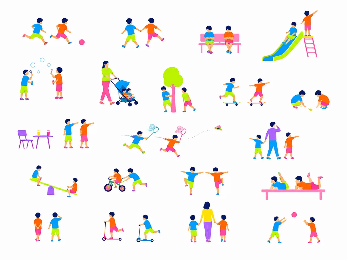 派手色のオモロイ系アイソメの生成作例